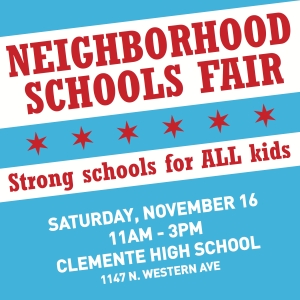 neighborhood schools fair poster image